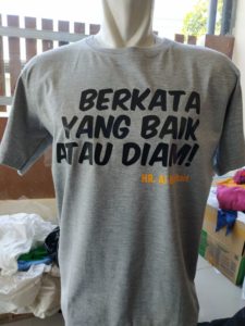 desain kaos satuan nasehat