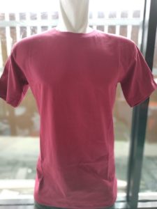 kaos polos maroon