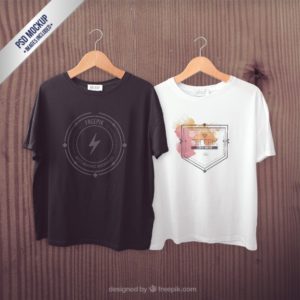 mockup kaos polos
